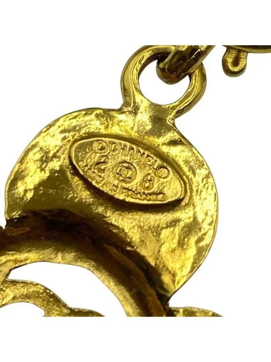 Chanel Long Necklace CC Logo Gold - Picture 5 of 6